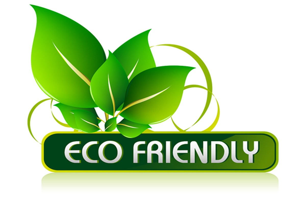 illustration of icon for eco friendly on isolated white background